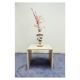Table d’appoint vintage travertin