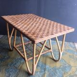 Rattan coffee table