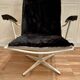 Duo de fauteuils métal et Bakélite design 1960.
