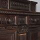 Buffet ancien style néo-Renaissance en hêtre, XIXe siècle