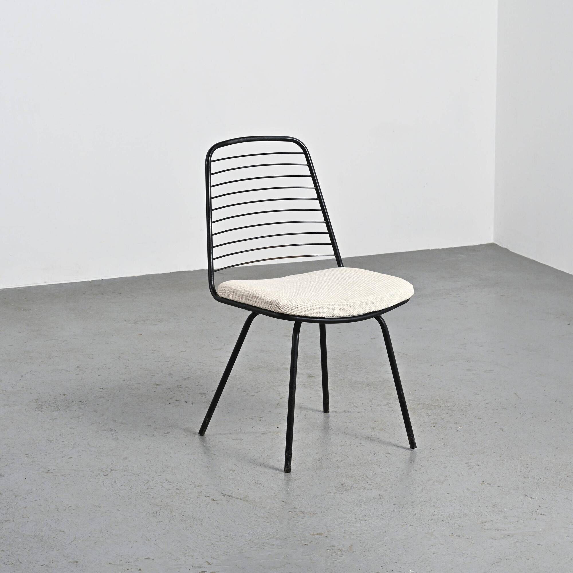 Set of four chairs by Jean-Louis Bonnant, circa 1955