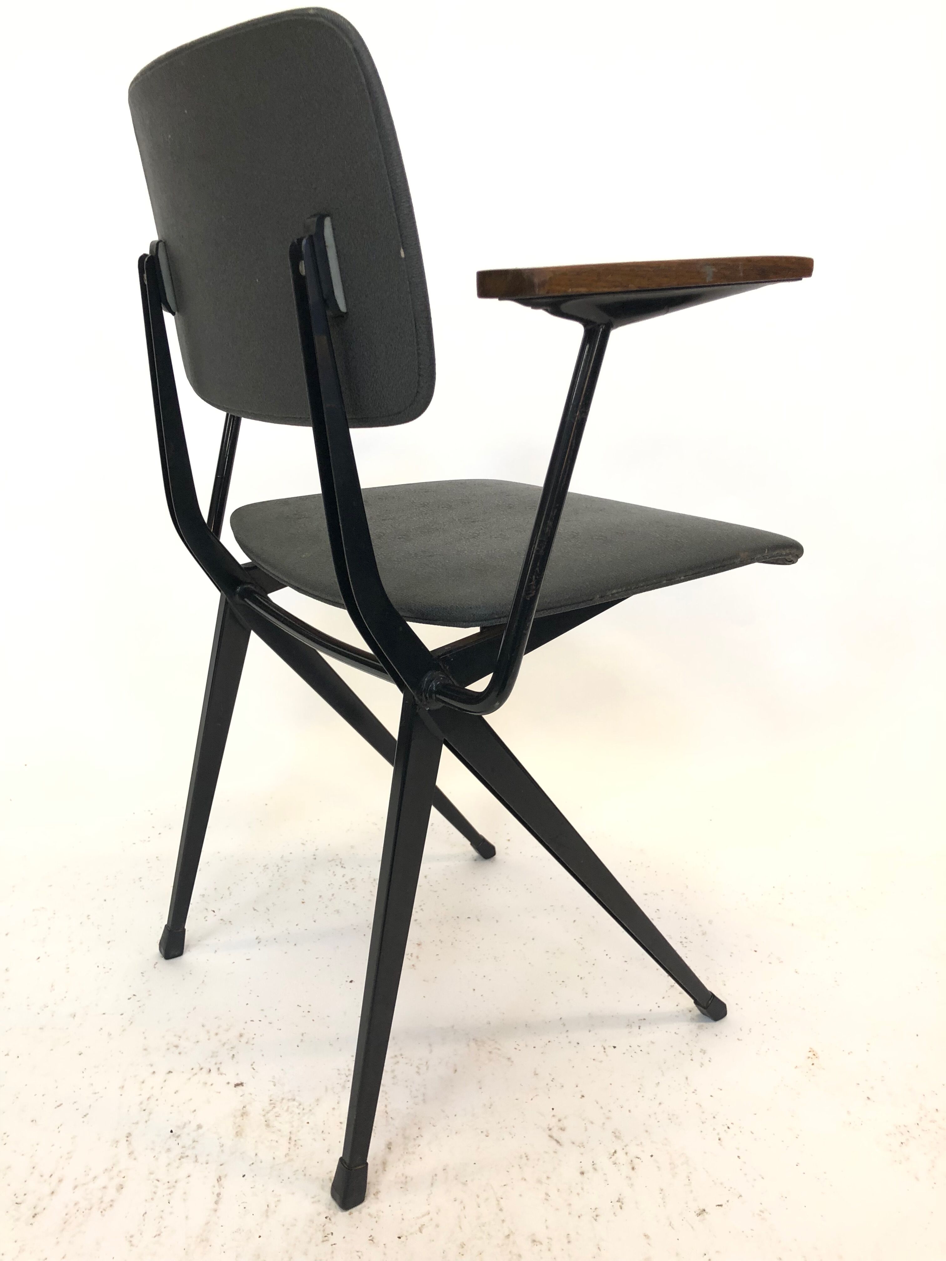 Armrest upholstery in skai industrial chair Marko Holland