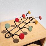 Vintage style wall coat rack