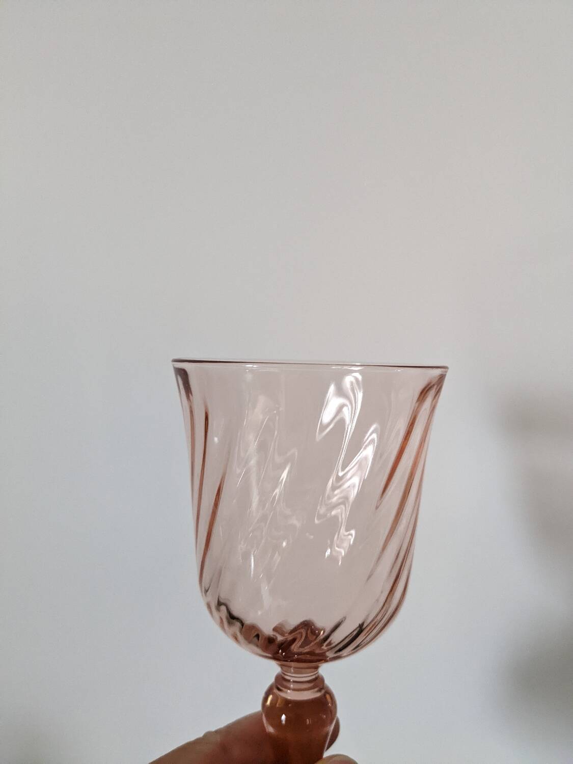 4 large Rosaline glasses