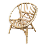 Children's rattan armchair