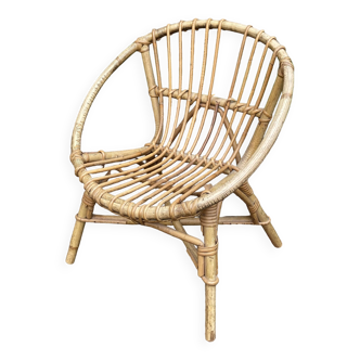 Fauteuil en rotin enfant