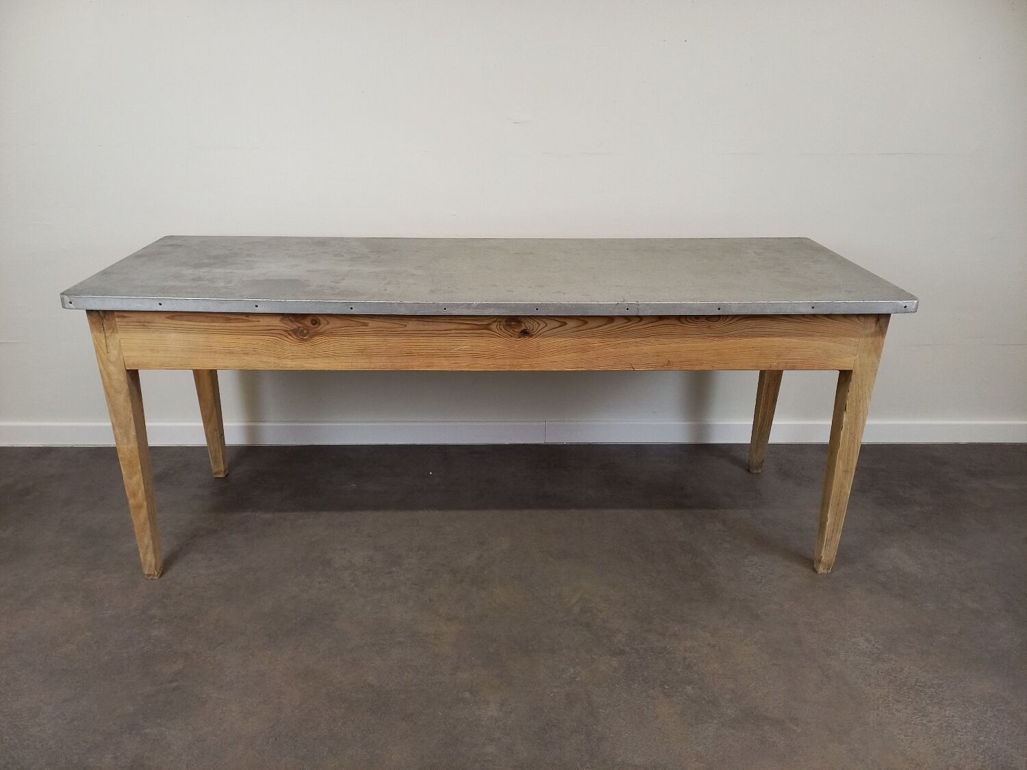 Bistro table zinc tray 185 cm