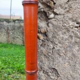 Grand miroir ancien bambou 1940