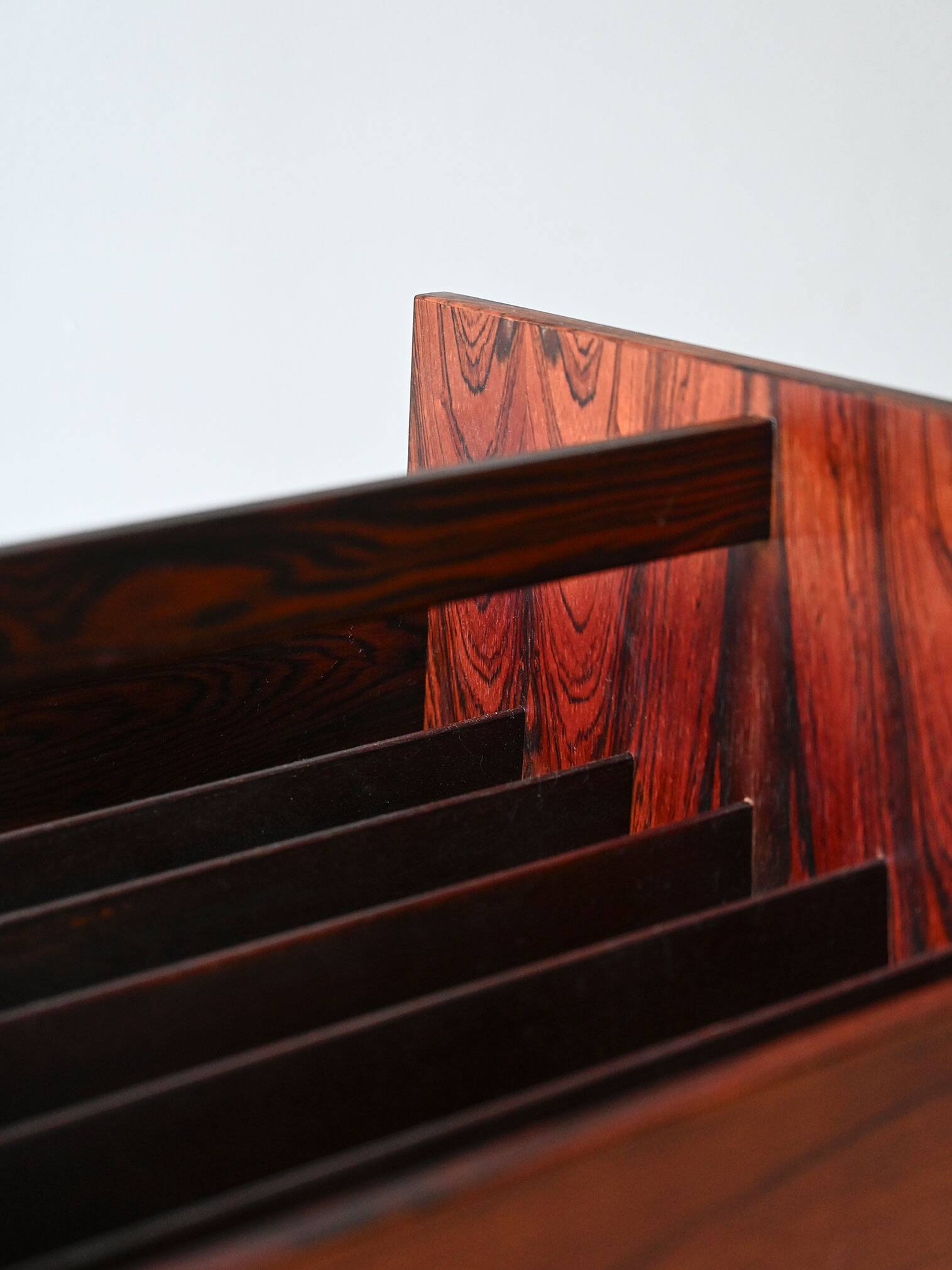 1960s Scandinavian Rosewood Magazine Rack