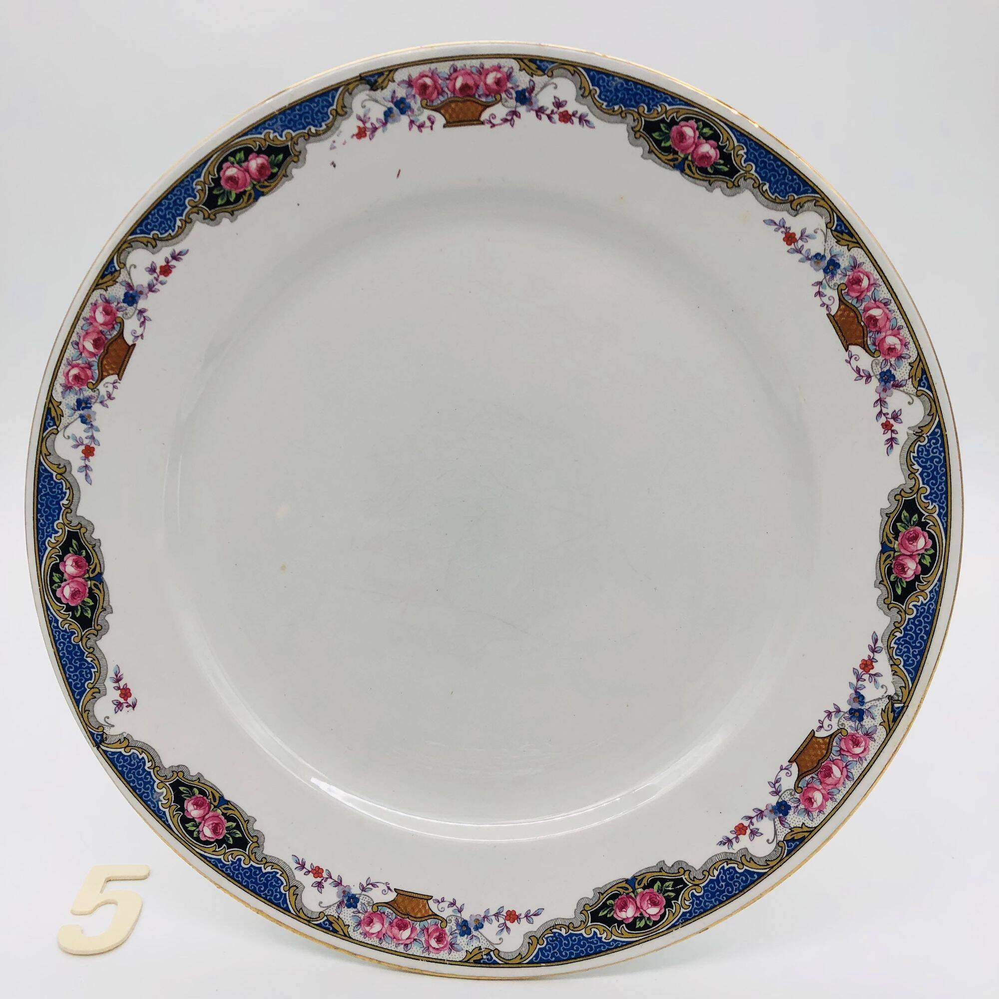 6 Flat Plates "Sarreguemines & Digoin"