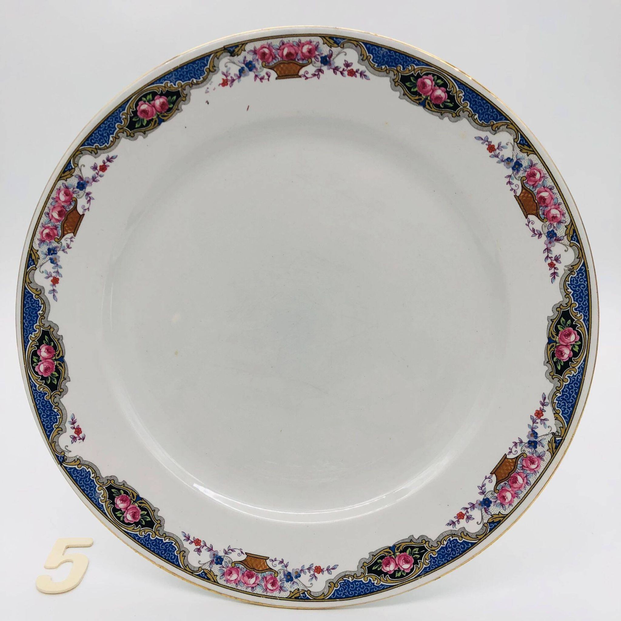 6 Assiettes Plates “Sarreguemines & Digoin”