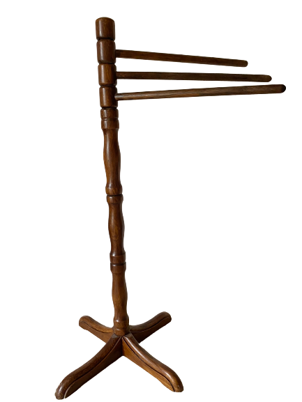 Wooden towel rack 3 arms