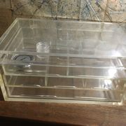 Vintage Plexiglas cigar cellar