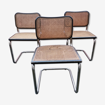 Trio of chairs B32 by Marcel Breuer