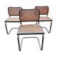 Trio de chaises B32 de Marcel Breuer