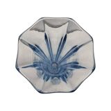 Art Deco blue tulip-shaped vase