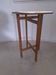 Folding wooden side table