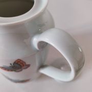 Vintage Wunsiedel Bavaria Porcelain coffee pot – butterfly motifs