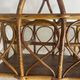 Basket, bottle holder, bamboo and rattan, 1970s