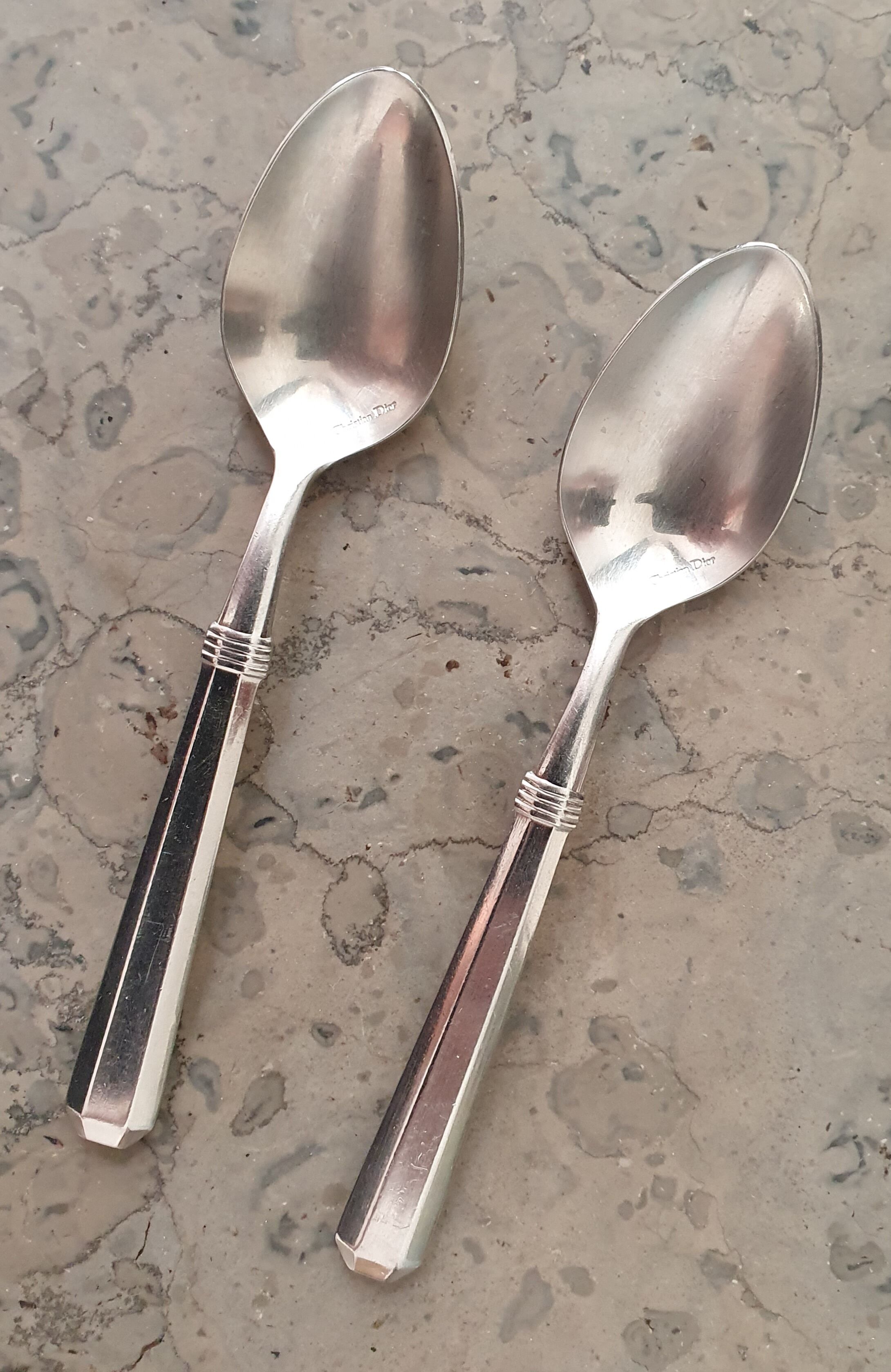 Set of 5 christian dior spoons