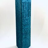 Art Ceramics Sgraffito Triangular Vase by Alvino Bagni for Raymor, 1960s