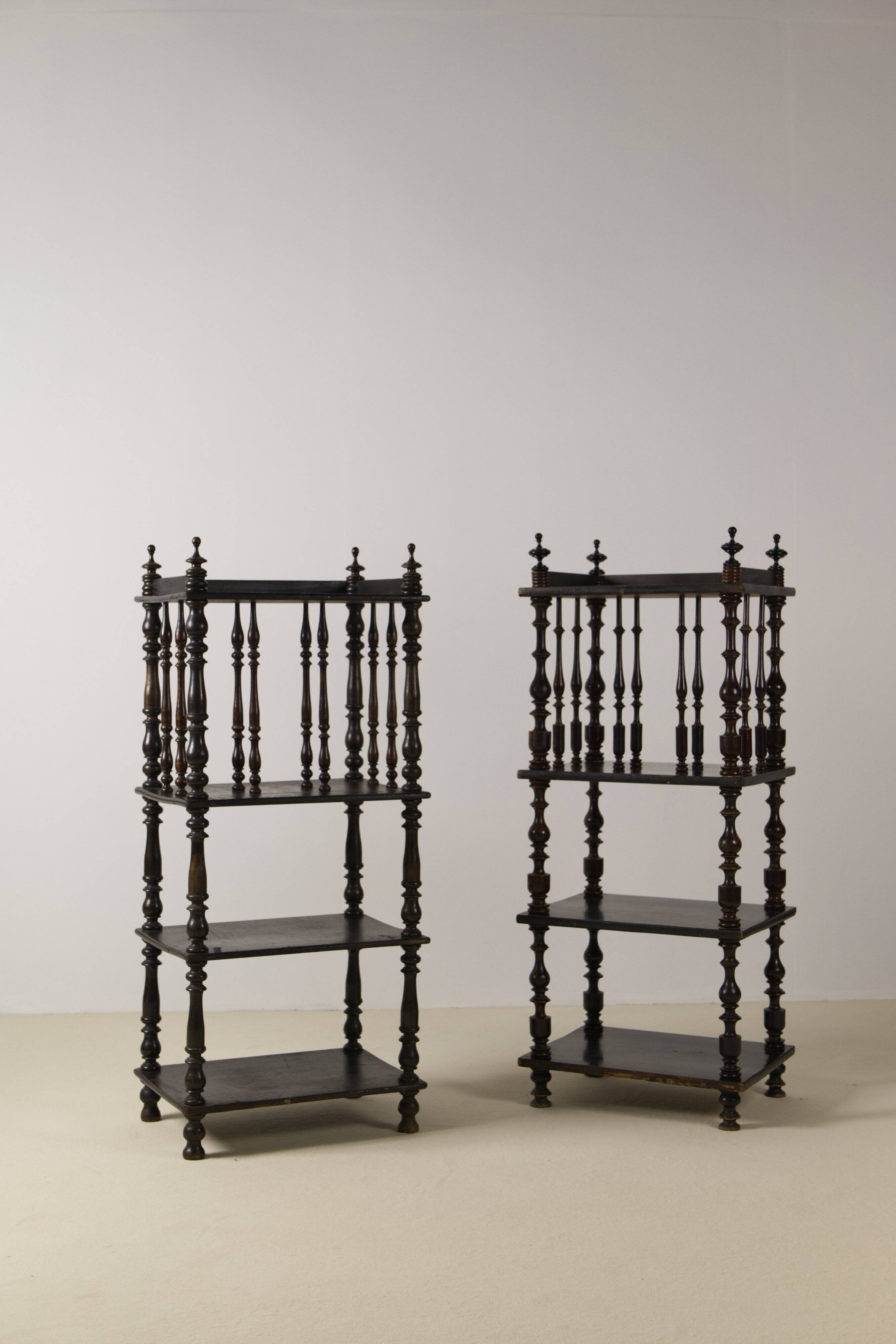 Paire de cabinets à partitions de Napoléon III