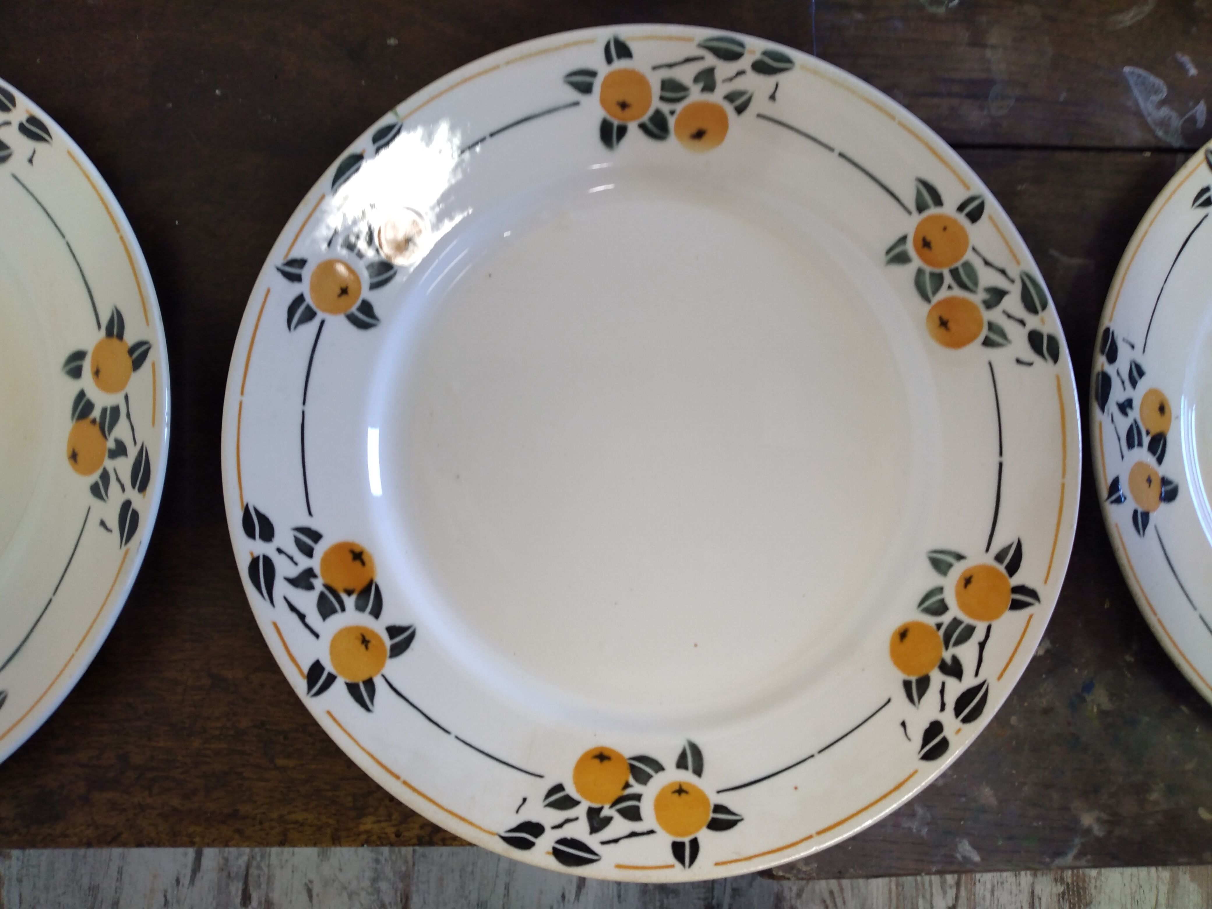 8 flat plates Badonviller Madeleine