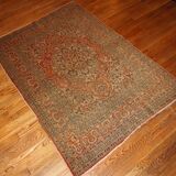 Handmade antique Persian Tabriz rug 128cm x 179cm 1920s - 1B154