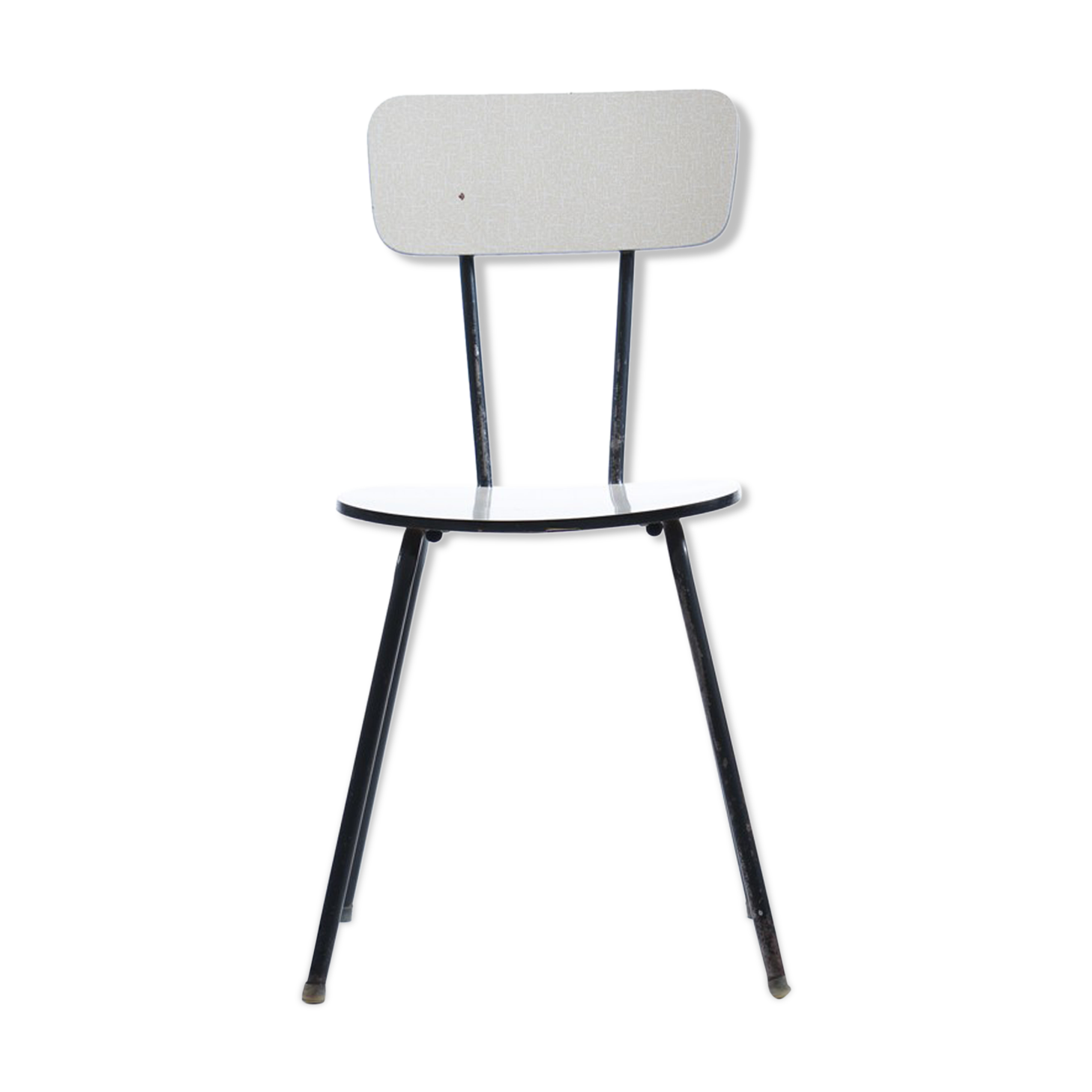 Midcentury chair in metal & formica, Kovona Czechoslovakia 1960s