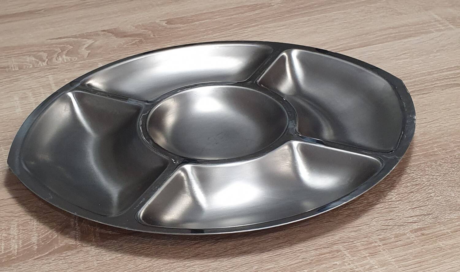 Stainless steel dish
