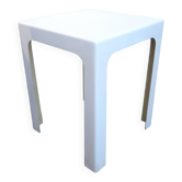 Table d'appoint en fibre de verre Prisunic Années 70
