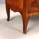 18th-century baroque secretary with a drop-down front in walnut and poplar.