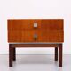 Pair of Meurop teak bedside tables 1960 Belgium
