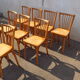 Série de 9 chaises Baumann