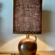 Vintage stoneware lamp
