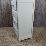 Wooden semainier, off-white