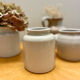 Sandstone mustard pot