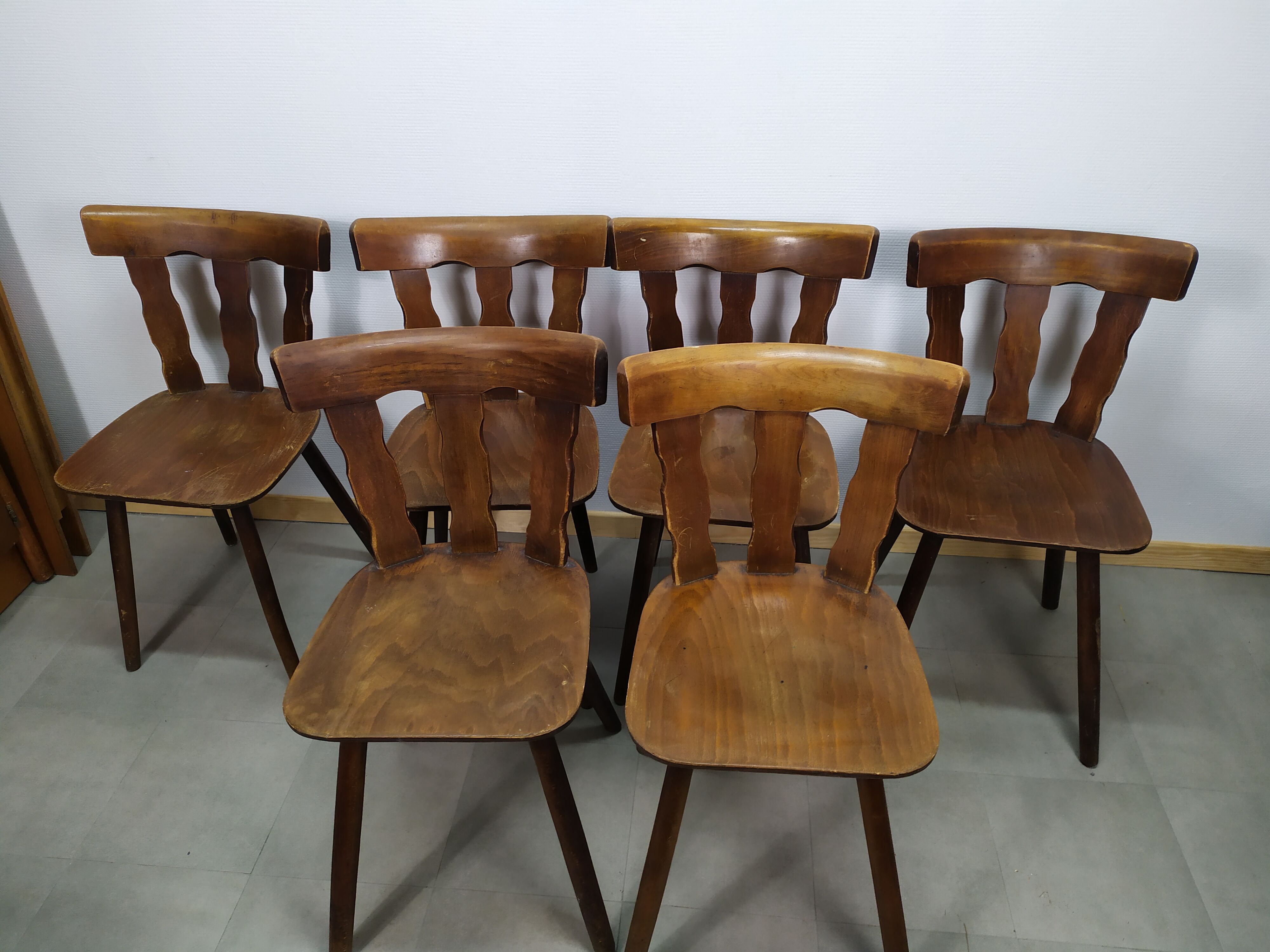 Set of 6 chairs 70/90