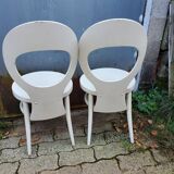 Pair of Baumann chairs, "seagull" model