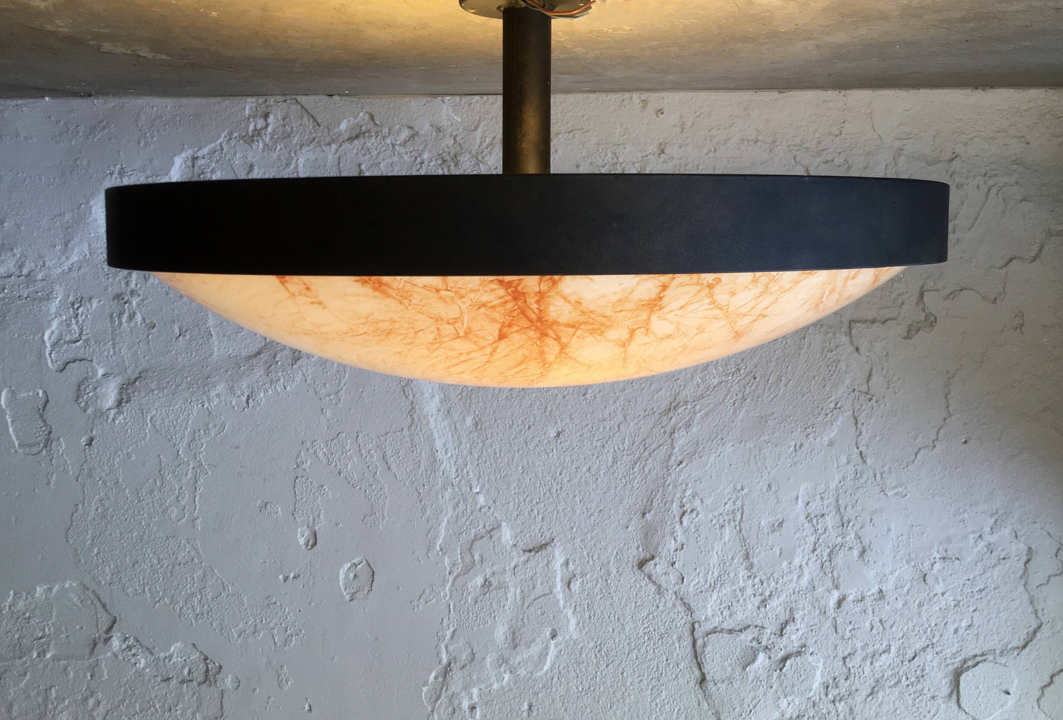 Large ceiling light, 1940s