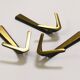 21x Crochet Mural Double in Brass Midcentury by Herta Baller, Vienna, Austria, 1950s