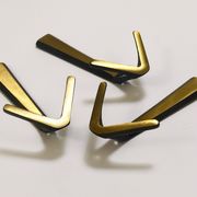 21x Crochet Mural Double in Brass Midcentury by Herta Baller, Vienna, Austria, 1950s
