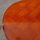 Oval table, Regency style, integrated extensions