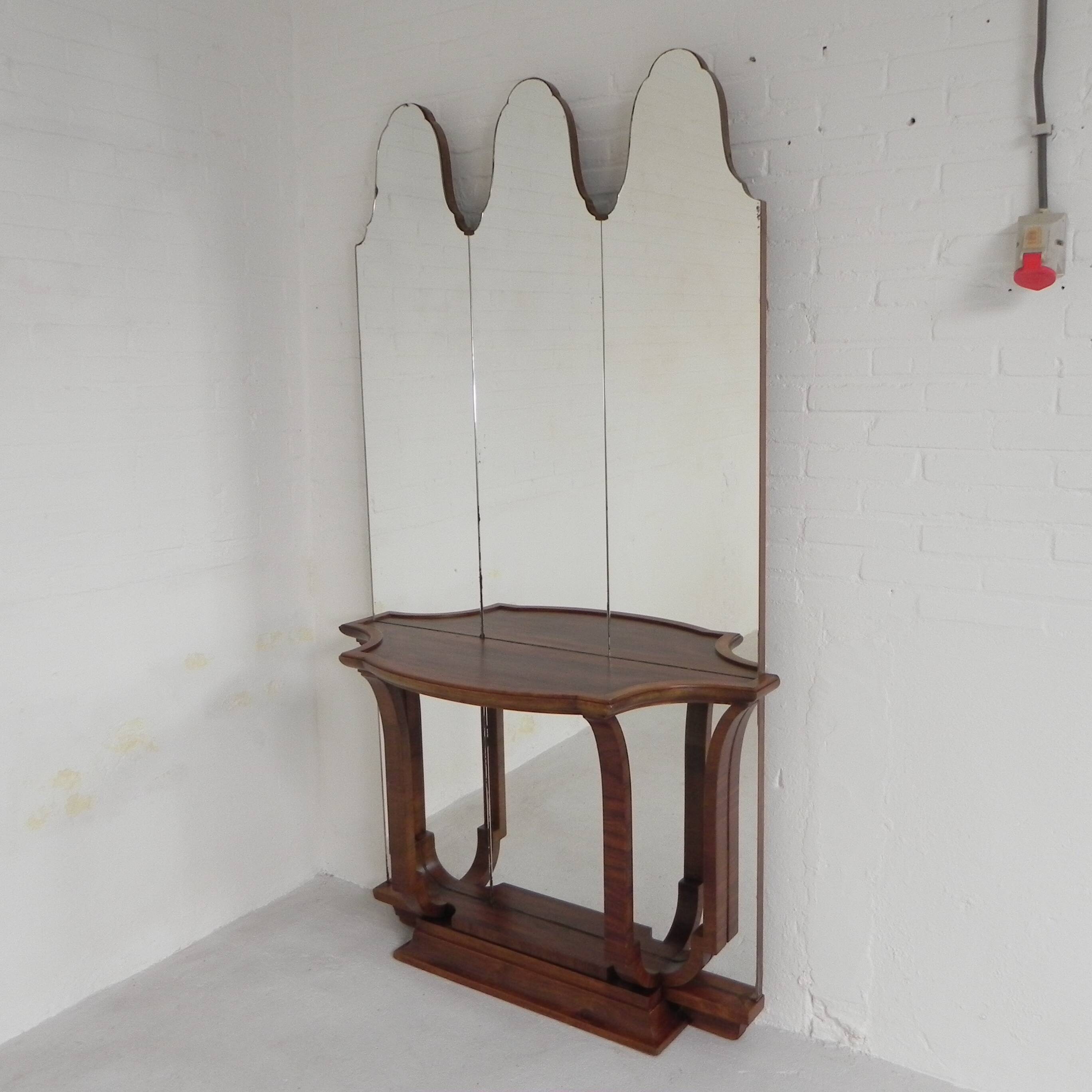 Art Deco mirror, dressing mirror for the hall, 1930s