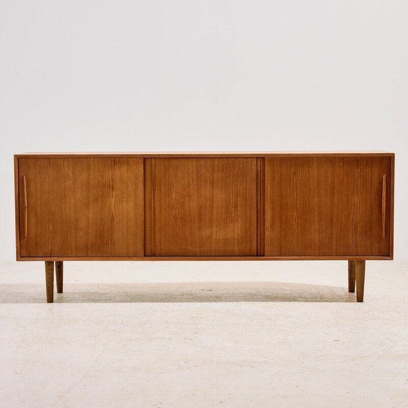 Enfiladeen teck vintage, années 1960