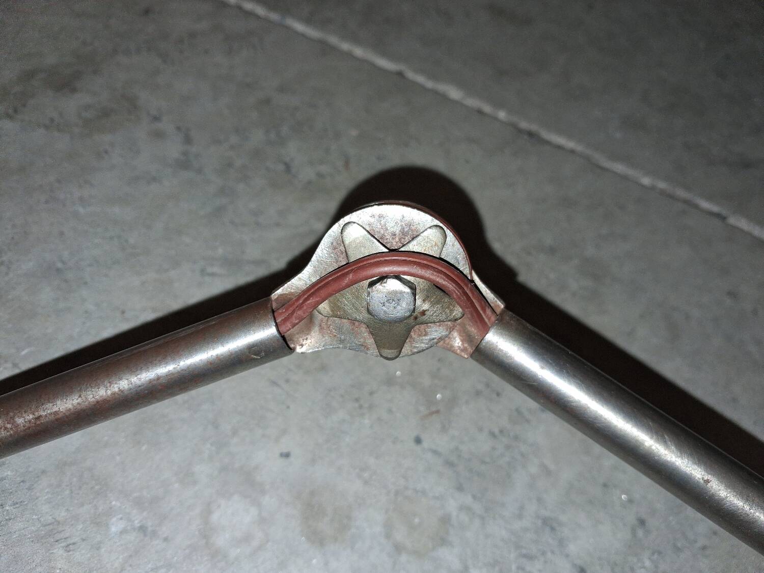 Old and authentic Mazda workshop lamp.