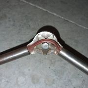 Old and authentic Mazda workshop lamp.