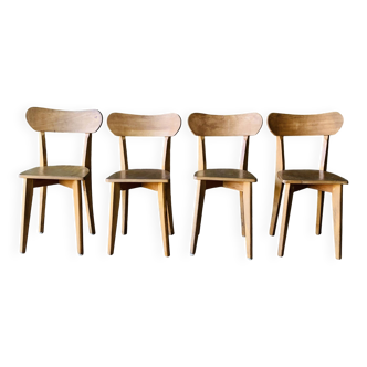 Ensemble de 4 chaises de bistrot