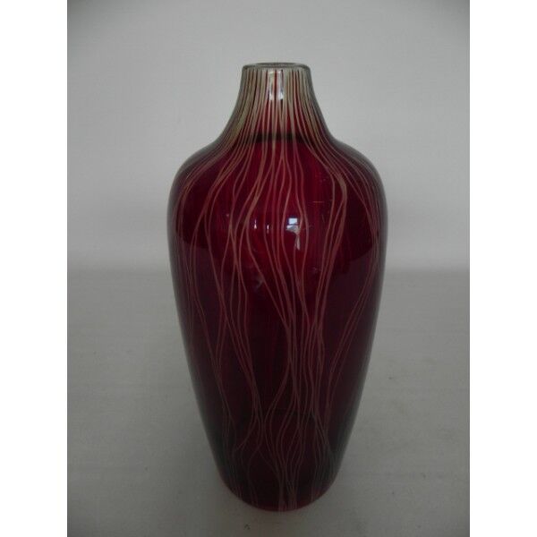 Vase vintage glass with small opening