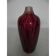 Vase vintage en verre avec petite ouverture